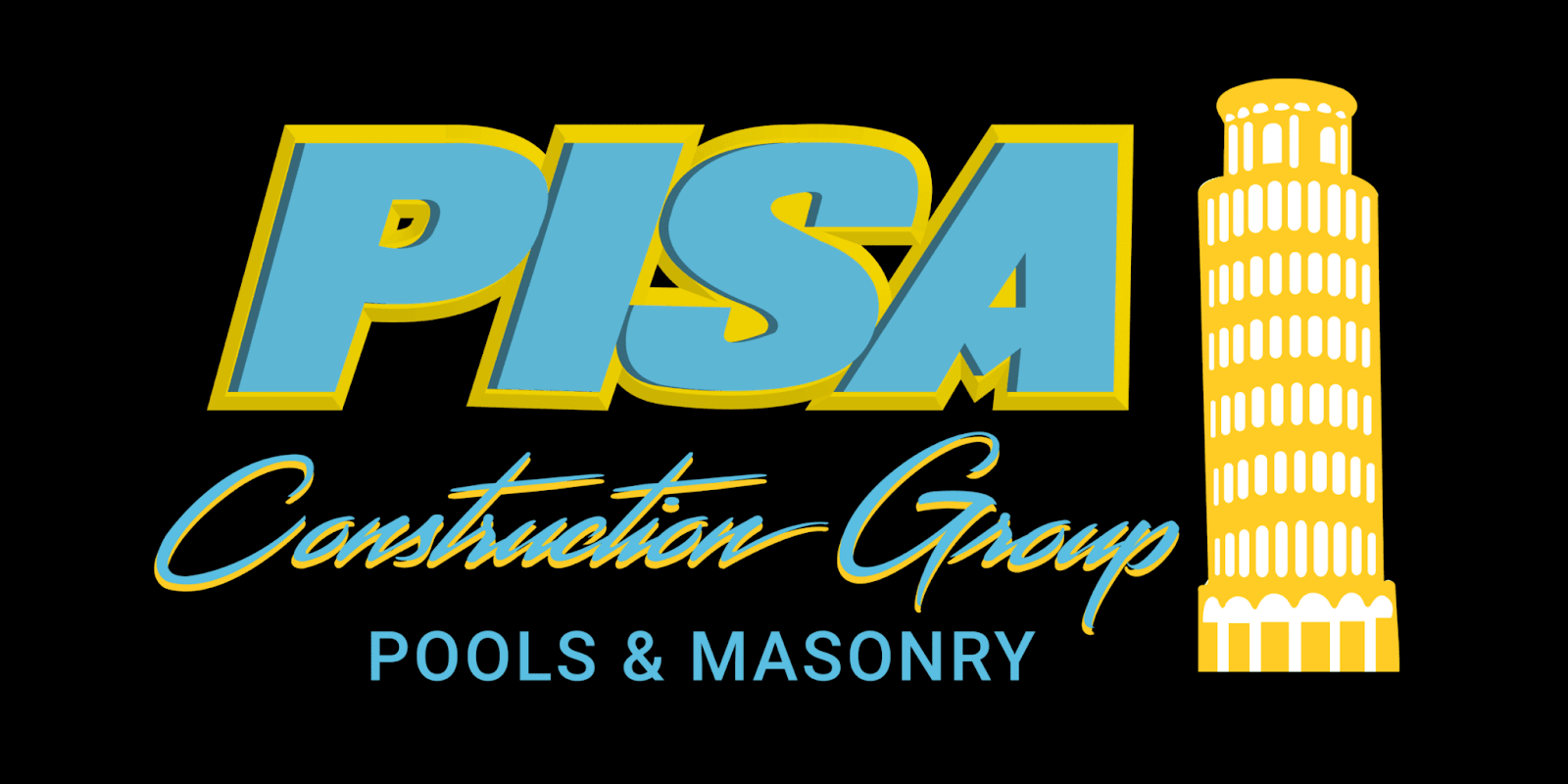 "Austin Cox working on a laptop with Pisa Construction Group’s logo, showcasing his leadership in luxury outdoor design."