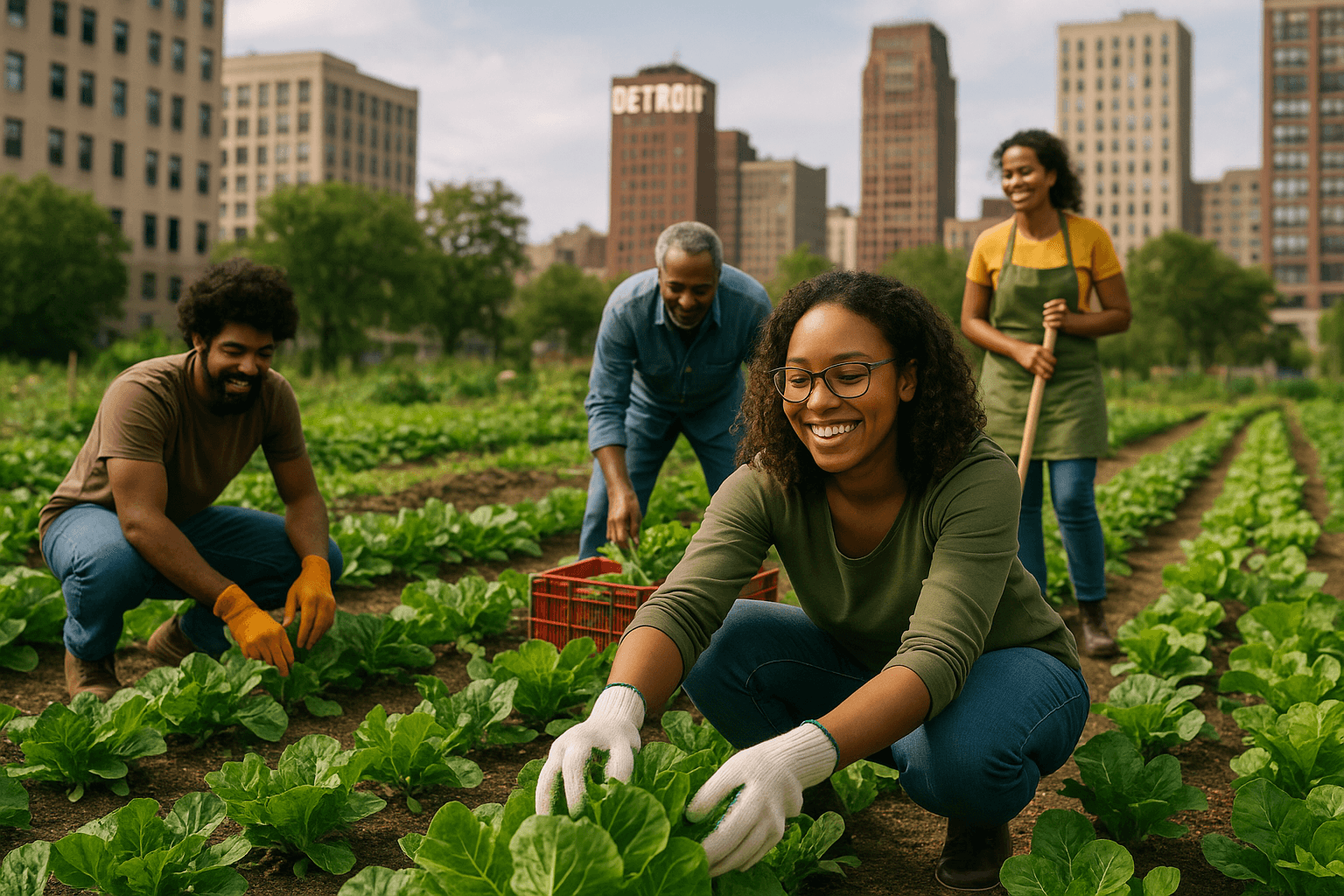 Urban Gardening Takes Root: A Community’s Fight Against Food Insecurity in Detroit