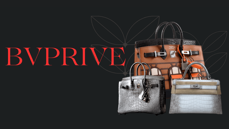 Luxury BVPRIVE handbags displayed with a sleek black background, featuring a variety of high-end crocodile leather Birkin bags in multiple colors, showcasing elegance and exclusivity.