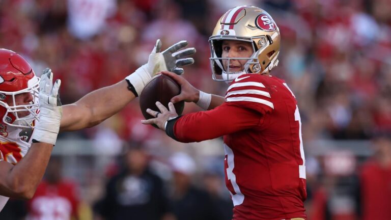 49er Qb Purdy May Not Start Sunday Against The Packers