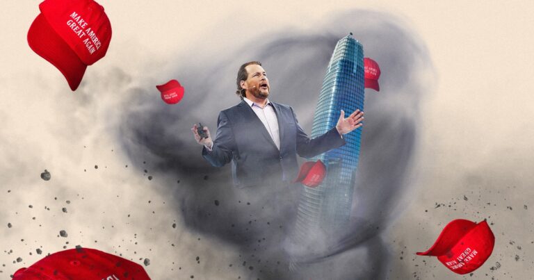 Bass Benioff? Sf Homegrown Billionaire Takes Right Turn