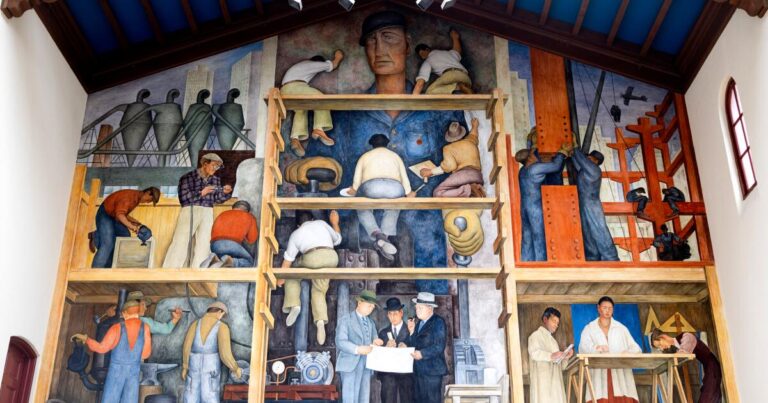 San francisco art institute and iconic diego rivera mural find