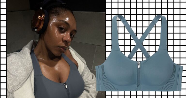 Ultimate support sports bra for fuller busts