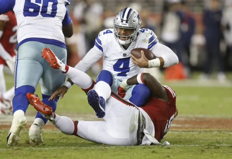 Dak prescott's near comeback leaves dallas short against san francisco