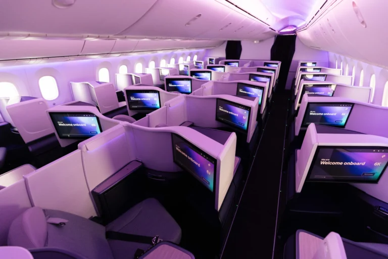 Air new zealand launches first enhanced 787 service to san