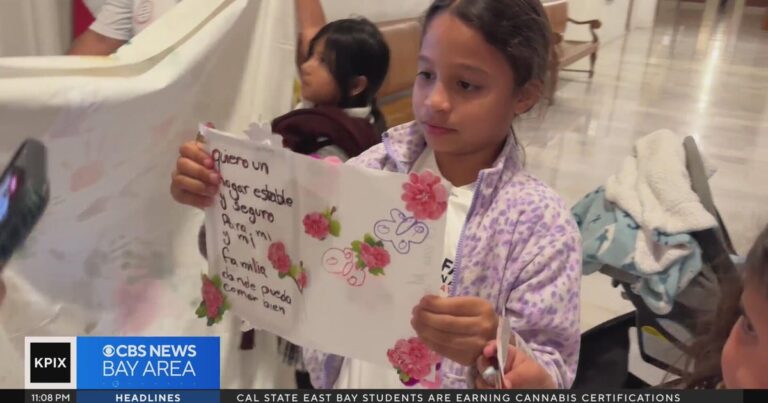 Children's heartfelt cards from homeless families reach san francisco city