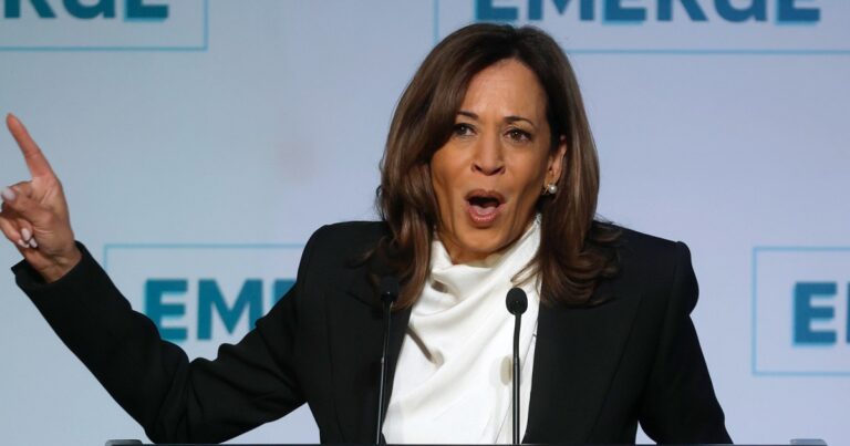 Harris urges democratic unity in response to trump's first 100
