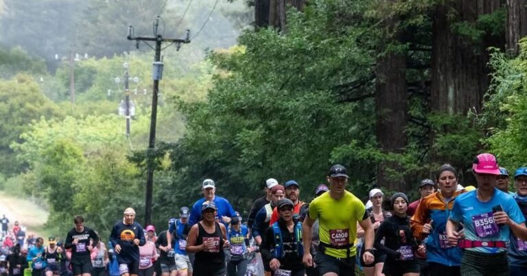 San francisco runner retains big sur marathon title as thousands