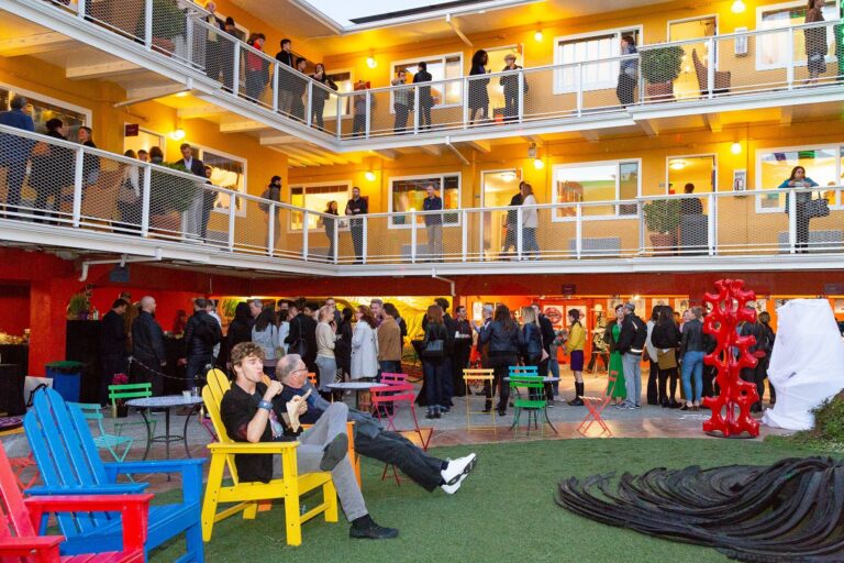 Startup art fair takes over marina motel this weekend